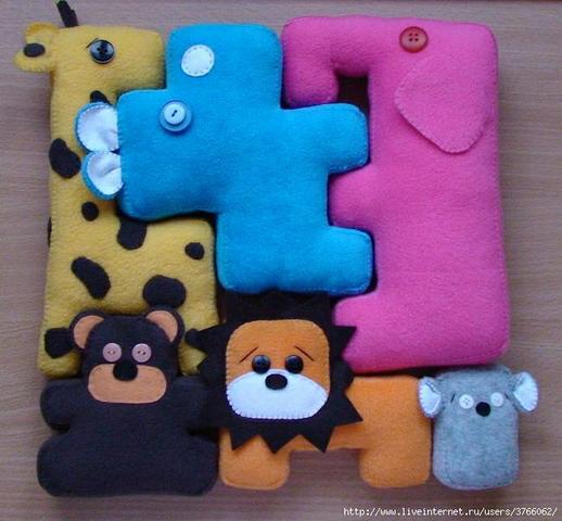 Игрушки из флиса