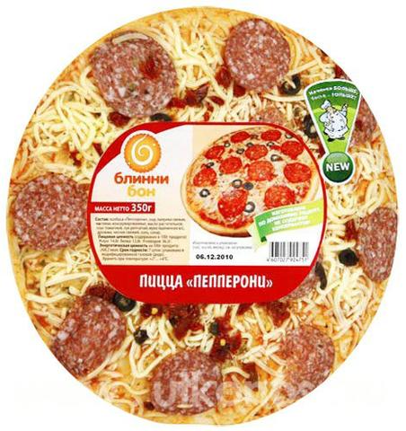 Пицца Блинни Бон Пепперони 350г