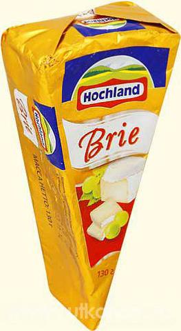 Сыр Hochland Brie мягкий с белой плесенью 58% 130г