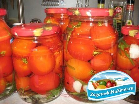 Помидоры маринованные