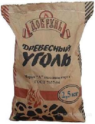 Уголь древесный "Добрунь"