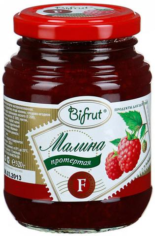 Малина протертая на фруктозе Bifrut