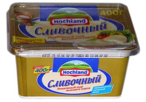 Сыр "Сливочный" хохланд