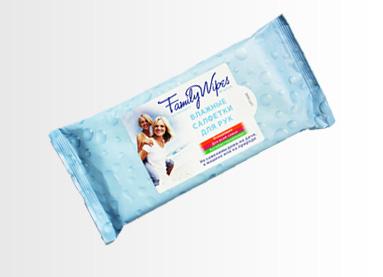 Влажные салфетки Family Wipes 