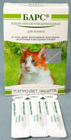Капли от блох “Барс”