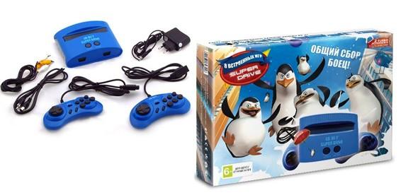 Игровая приставка Sega Super Drive Penguins (8-in-1)