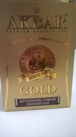 Чай Акбар крупнолистовой Gold 100 гр
