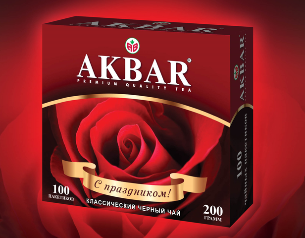 Акбар пакетированый с розой