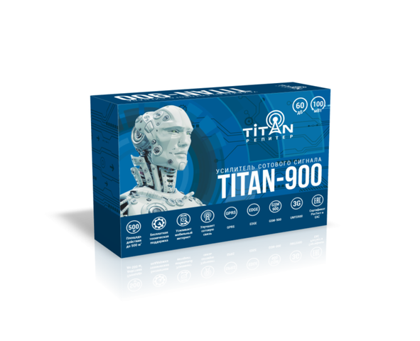 Комплект для усиления сотовой связи Titan-900
