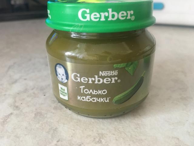 Пюре Gerber кабачок