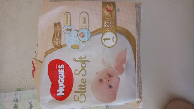 Подгузники Huggies elite soft