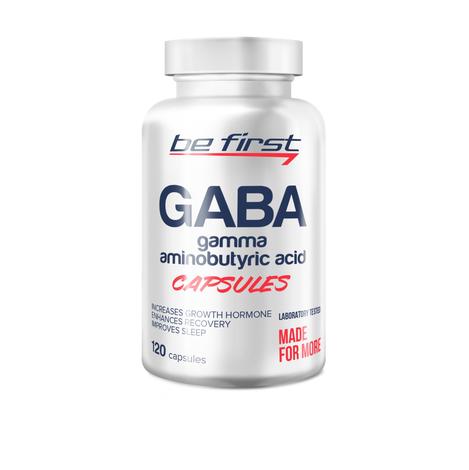 Be First GABA (ГАМК, гамма-аминомасляная) 120 капс