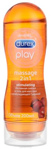 Интимный гель- смазка Durex Play massage 2 in 1
