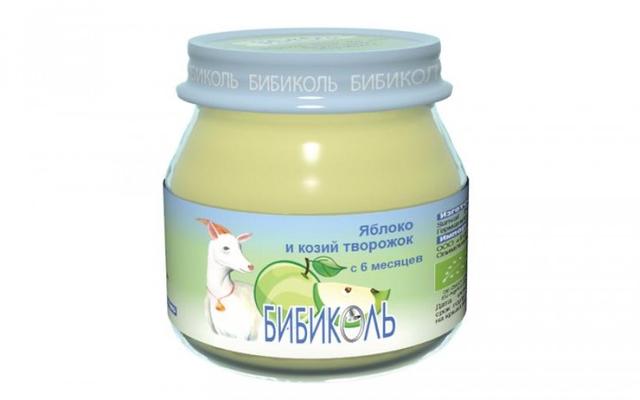 Фруктовое Organic-пюре Бибиколь