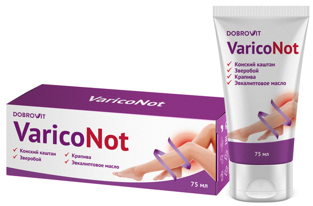 Крем для ног  ВарикоНот (VaricoNot) Dobrovit 