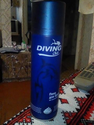 Пена для бритья DIVING club