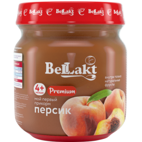 Пюре Беллакт для первого прикорма "Персик"