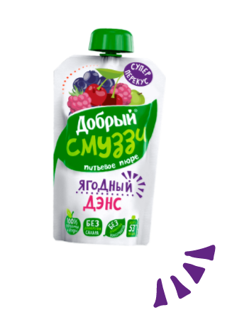 Смуззи Добрый "Ягодный дэнс"