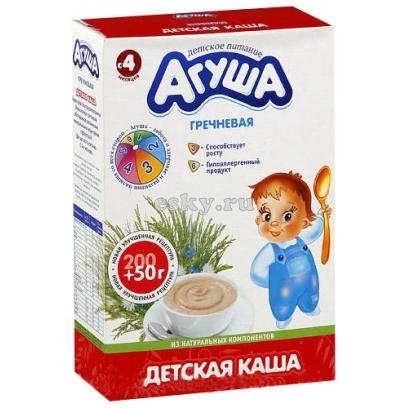 Каша гречневая безмолочная "Агуша"