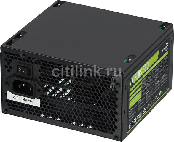 Блок питания AEROCOOL VX PLUS 500W