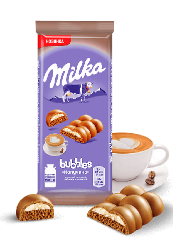 Milka Bubbles Капучино