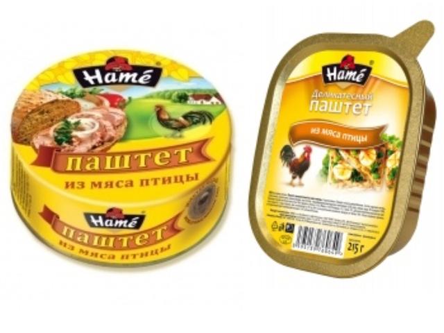 Паштет "Hame", из мяса птицы
