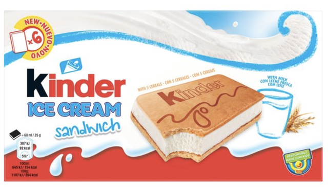 Мороженое Kinder sandwich