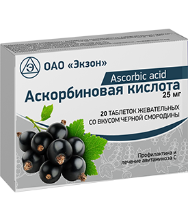 Аскорбиновая кислота ОАО "Экзон" (Ascorbic acid)