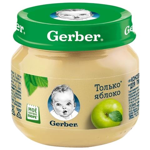 Пюре Gerber «только яблоко»