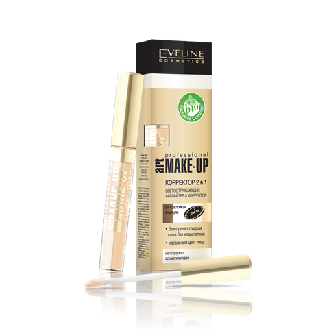 Корректор для лица Eveline Cosmetics 2 в 1 Art Professional