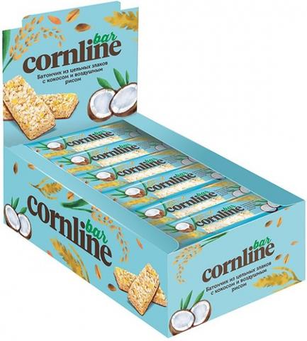 Батончик мюсли KDV Cornline bar "Батончик из цельн