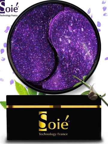 Патчи Soie Антивозрастные патчи с муцином улитки и розой Luxe
