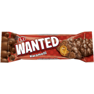 Батончик Eti Wanted karameli
