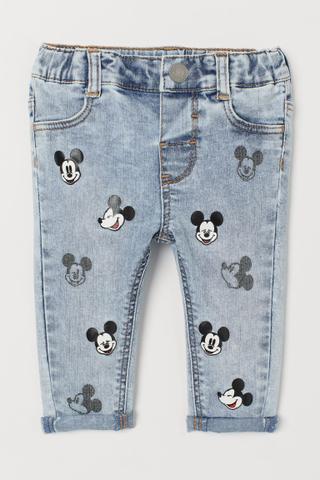 Джинсы h&m с рисунком