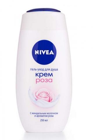 Гель-уход для душа NIVEA Крем Роза