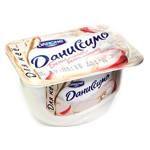 Десерт Danone Даниссимо "Белый персик-Белый шокола