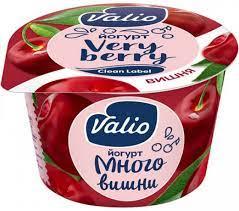 Йогурт Valio С вишней