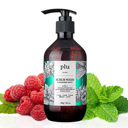 Скраб-гель для душа Plu Raspberry Mint