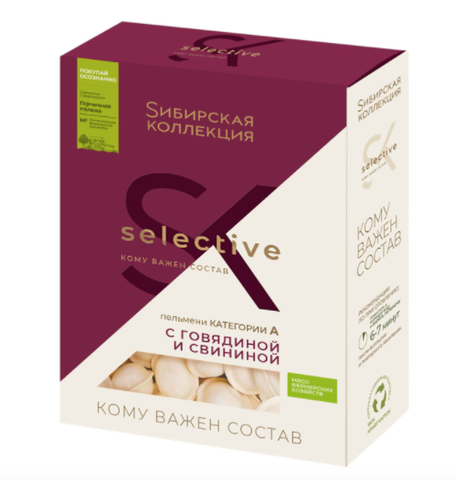 Пельмени SK Selective с говядиной и свининой