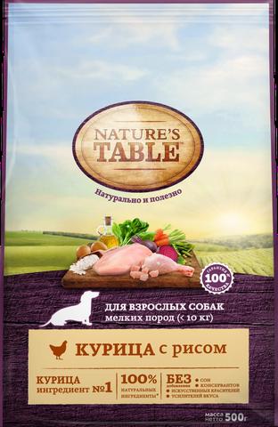 Сухой корм для собак Nature's table