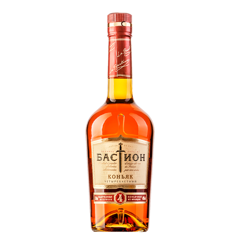 Коньяк БАСТИОН 4 года 0.5л