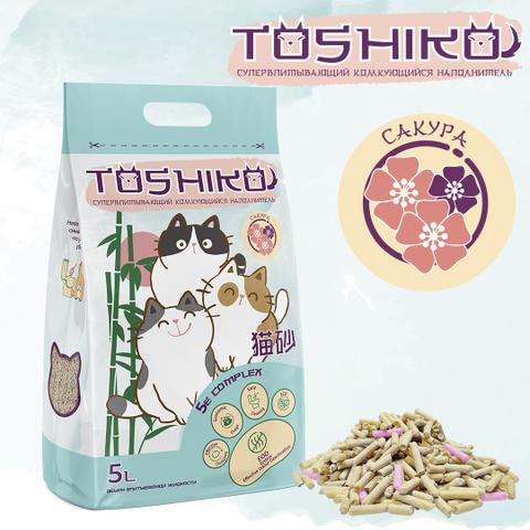 Toshiko Сакура комкующийся наполнитель древесный