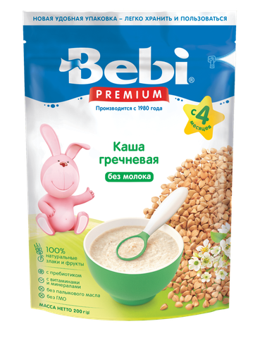 Bebi Premium безмолочная каша Гречневая