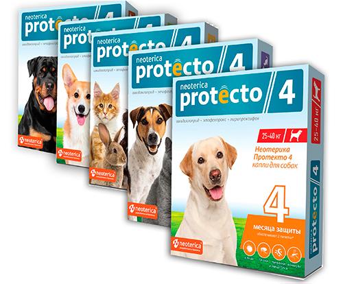 Капли на холку для кошек и собак-NEOTERICA PROT