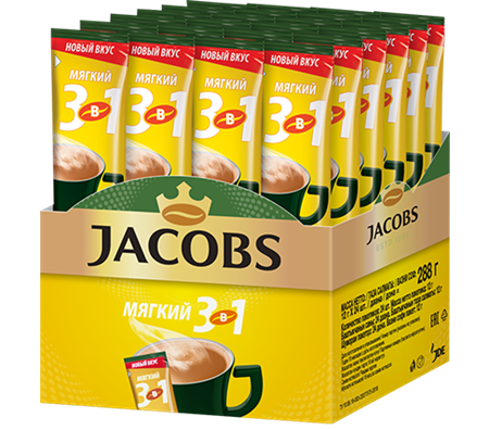 Кофе Jacobs 3 в 1 Мягкий