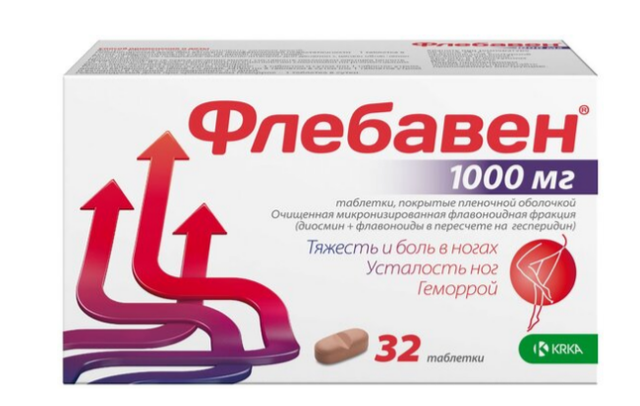 Таблетки Флебавен 1000мг 32 шт