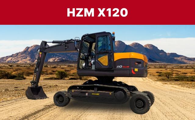 Экскаватор колесно-гусеничный HZM X120
