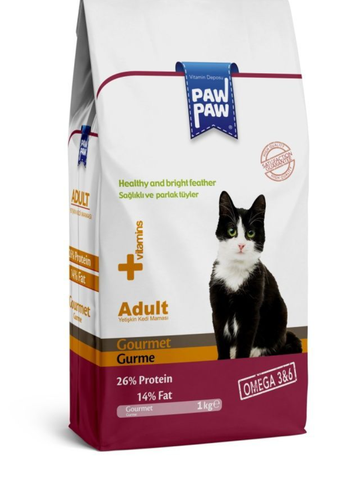 Pawpaw Adult Cat Food Gourmet 1корм для кошек