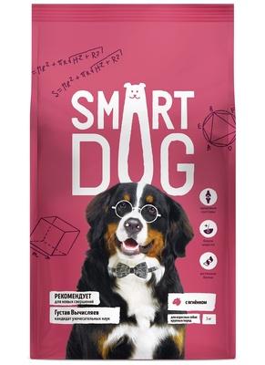 Smart dog сухой корм для собак, с ягненком