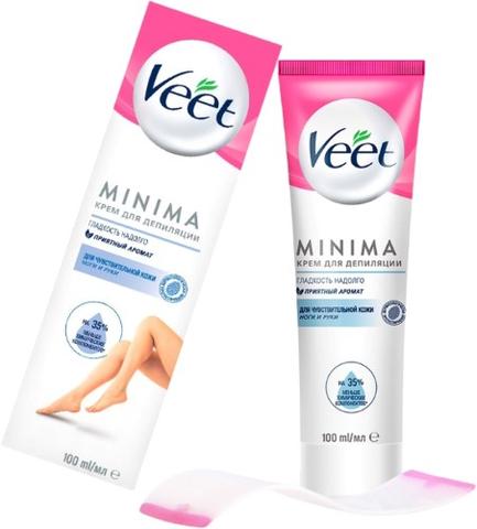 MINIMA Крем для депиляции для чувствительной Veet 